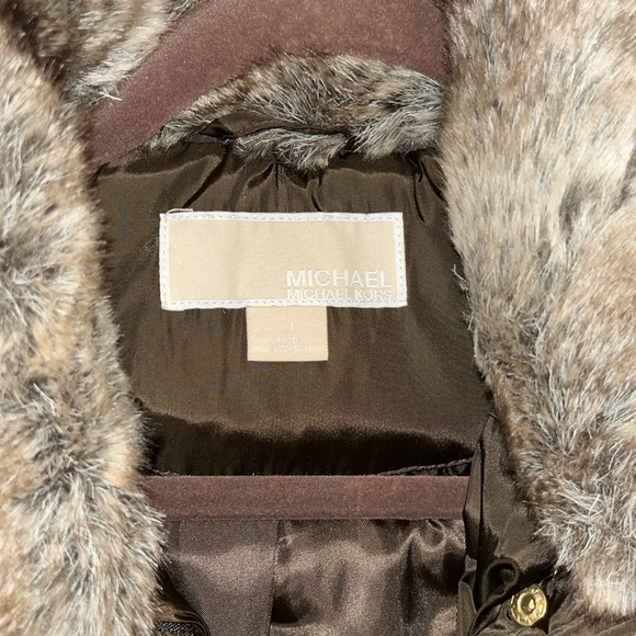 Michael Kors Olive green long coat - Picture 3 of 6